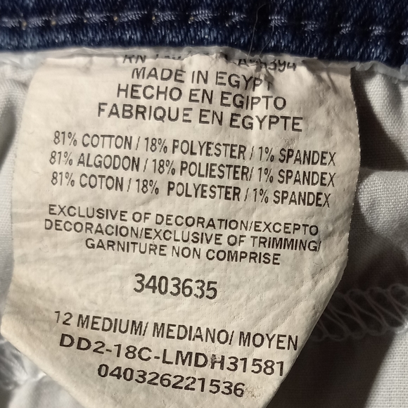 Lee EUC Classic Fit, Straight Leg Women's Jean's, Size 12 Regular - Picture 5 of 7